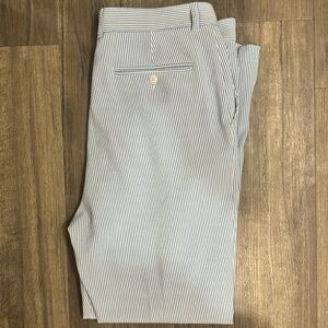 Roundtree and York Seersucker Pants